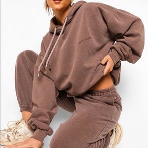 OFCL STUDIO OVERDYED MARL TRACKSUIT SET